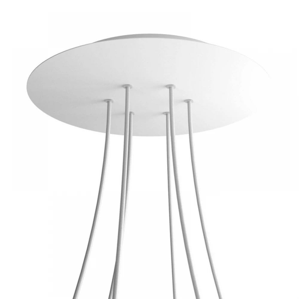 Ροζέτα Rose-One 400mm Στρογγυλή με 6 Τρύπες Σε Διάφορα Σχέδια - Creative Cables