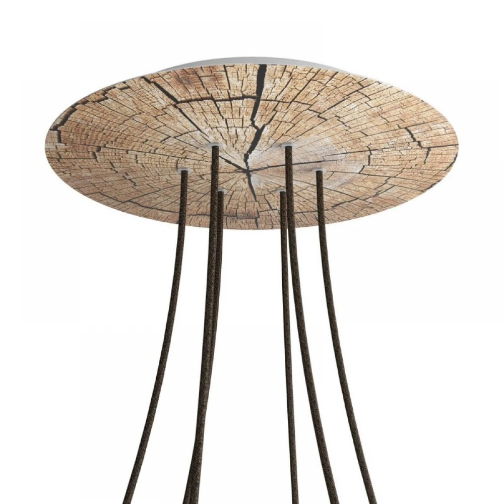 Ροζέτα Rose-One 400mm Στρογγυλή με 6 Τρύπες Σε Διάφορα Σχέδια - Creative Cables