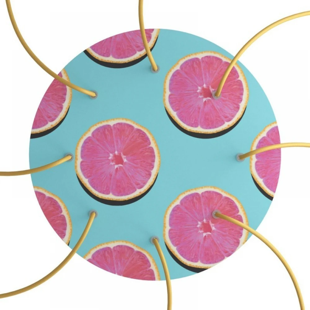 Ροζέτα Rose-One 400mm Στρογγυλή με 8 Τρύπες Σε Διάφορα Σχέδια - Creative Cables