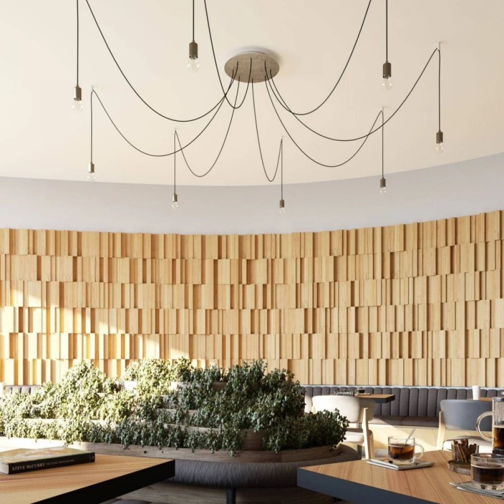 Ροζέτα Rose-One 400mm Στρογγυλή με 8 Τρύπες Σε Διάφορα Σχέδια - Creative Cables