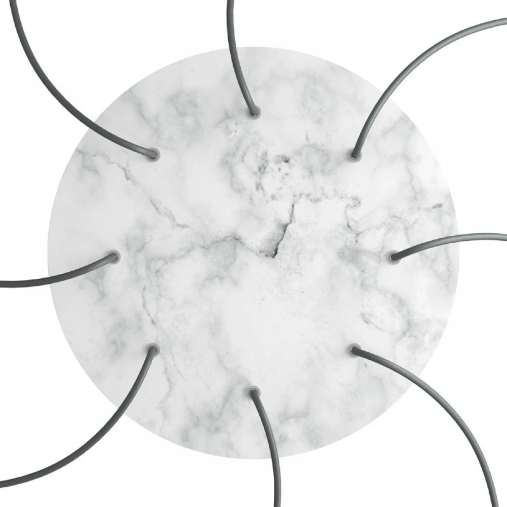 Ροζέτα Rose-One 400mm Στρογγυλή με 8 Τρύπες Σε Διάφορα Σχέδια - Creative Cables