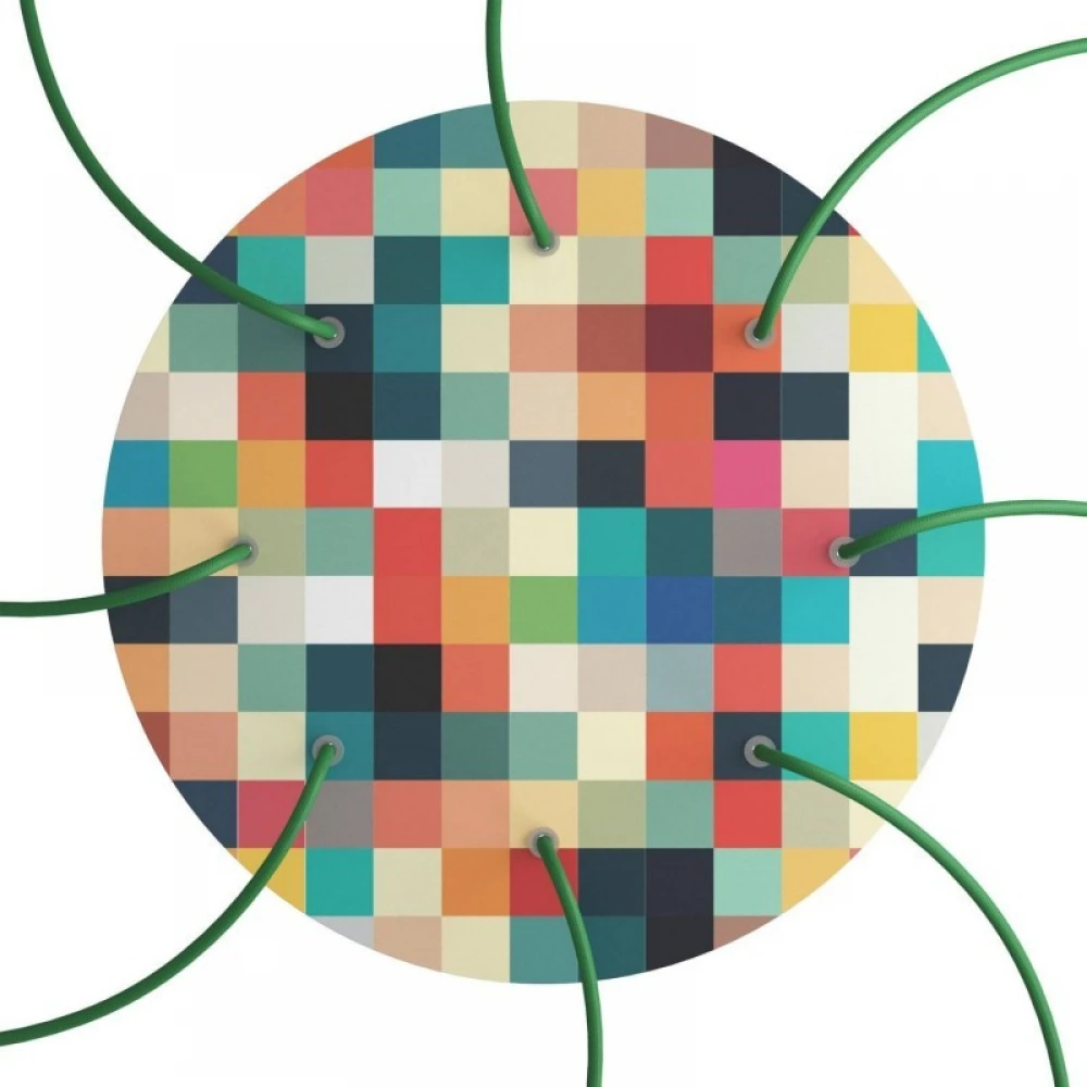 Ροζέτα Rose-One 400mm Στρογγυλή με 8 Τρύπες Σε Διάφορα Σχέδια - Creative Cables