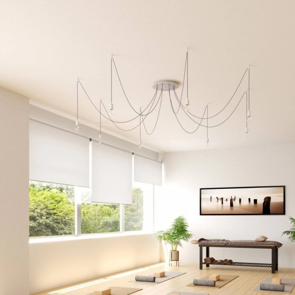 Ροζέτα Rose-One 400mm Στρογγυλή με 8 Τρύπες Σε Διάφορα Σχέδια - Creative Cables