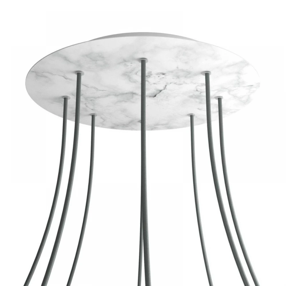 Ροζέτα Rose-One 400mm Στρογγυλή με 8 Τρύπες Σε Διάφορα Σχέδια - Creative Cables