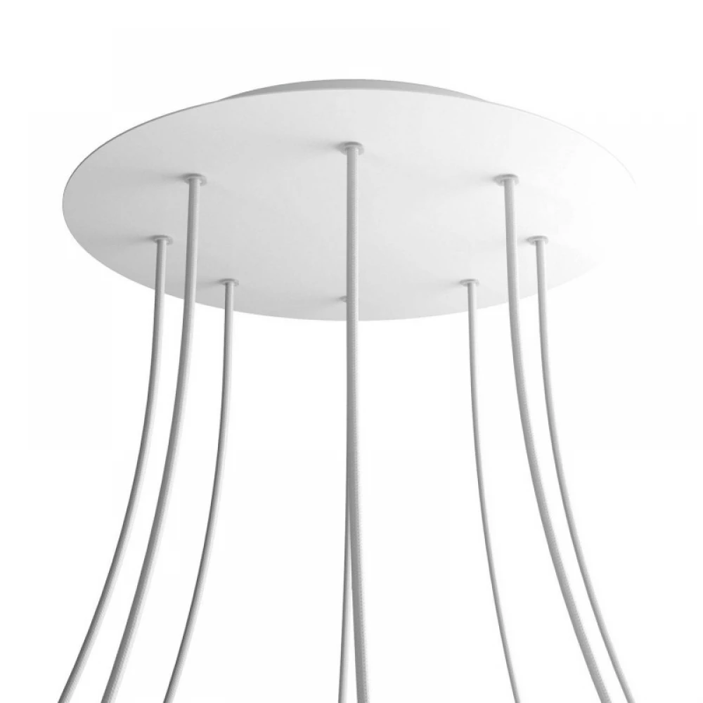 Ροζέτα Rose-One 400mm Στρογγυλή με 8 Τρύπες Σε Διάφορα Σχέδια - Creative Cables