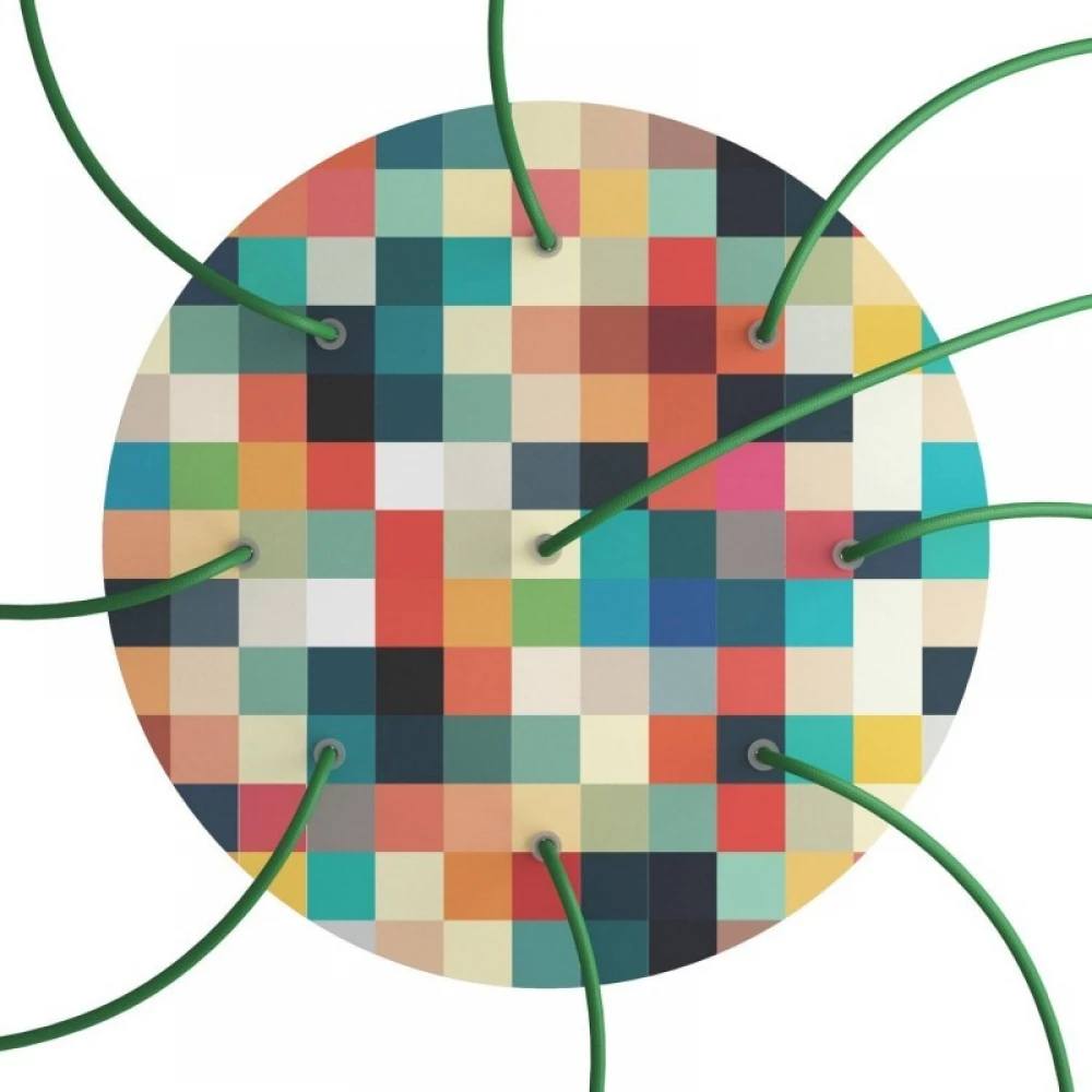 Ροζέτα Rose-One 400mm Στρογγυλή με 9 Τρύπες Σε Διάφορα Σχέδια - Creative Cables