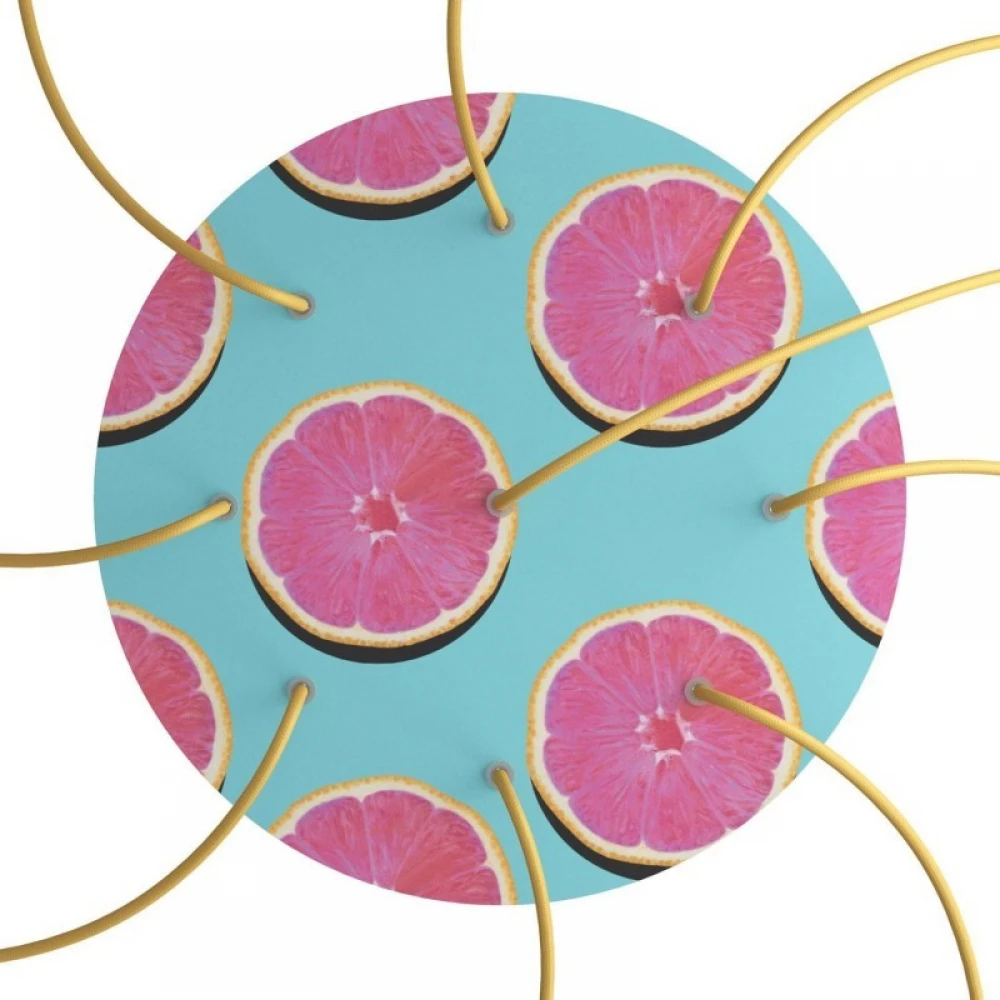 Ροζέτα Rose-One 400mm Στρογγυλή με 9 Τρύπες Σε Διάφορα Σχέδια - Creative Cables