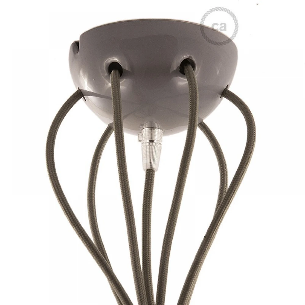 Ροζέτα Φωτιστικού Κεραμική Με 7 Τρύπες Σε Διάφορα Χρώματα - Creative Cables