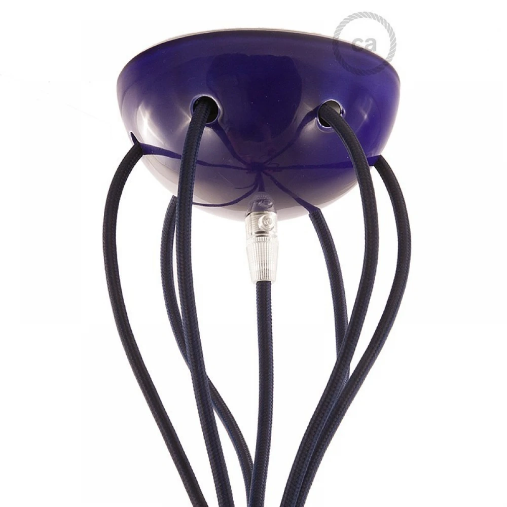 Ροζέτα Φωτιστικού Κεραμική Με 7 Τρύπες Σε Διάφορα Χρώματα - Creative Cables