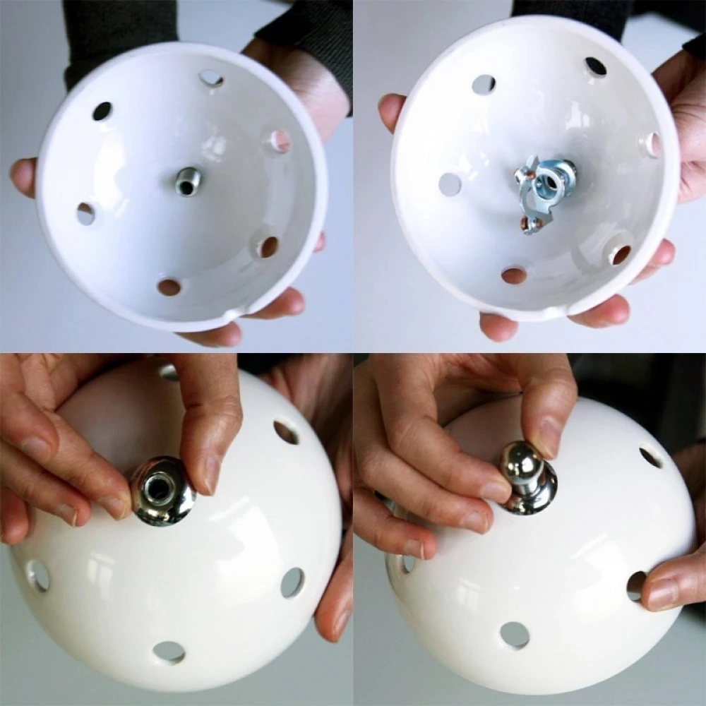 Ροζέτα Φωτιστικού Κεραμική Με 7 Τρύπες Σε Διάφορα Χρώματα - Creative Cables