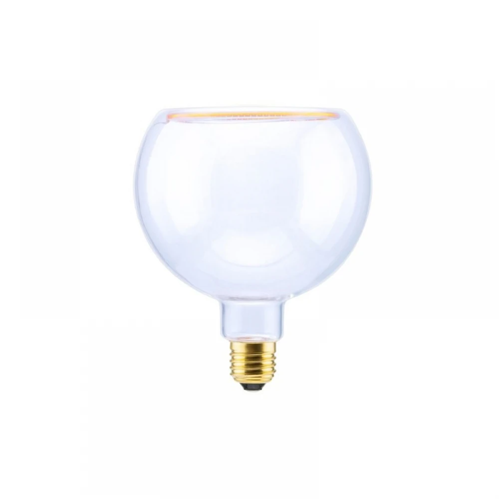 LED Λαμπτήρας Γλόμπος G125 Διαφανής σειρά Floating 6W Dimmable 1900K - Creative Cables