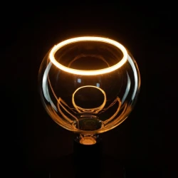 LED Λαμπτήρας Γλόμπος G150 Διαφανής σειρά Floating 6W Dimmable 1900K - Creative Cables