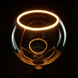 LED Λαμπτήρας Γλόμπος G200 Διαφανής σειρά Floating 6W Dimmable 1900K - Creative Cables