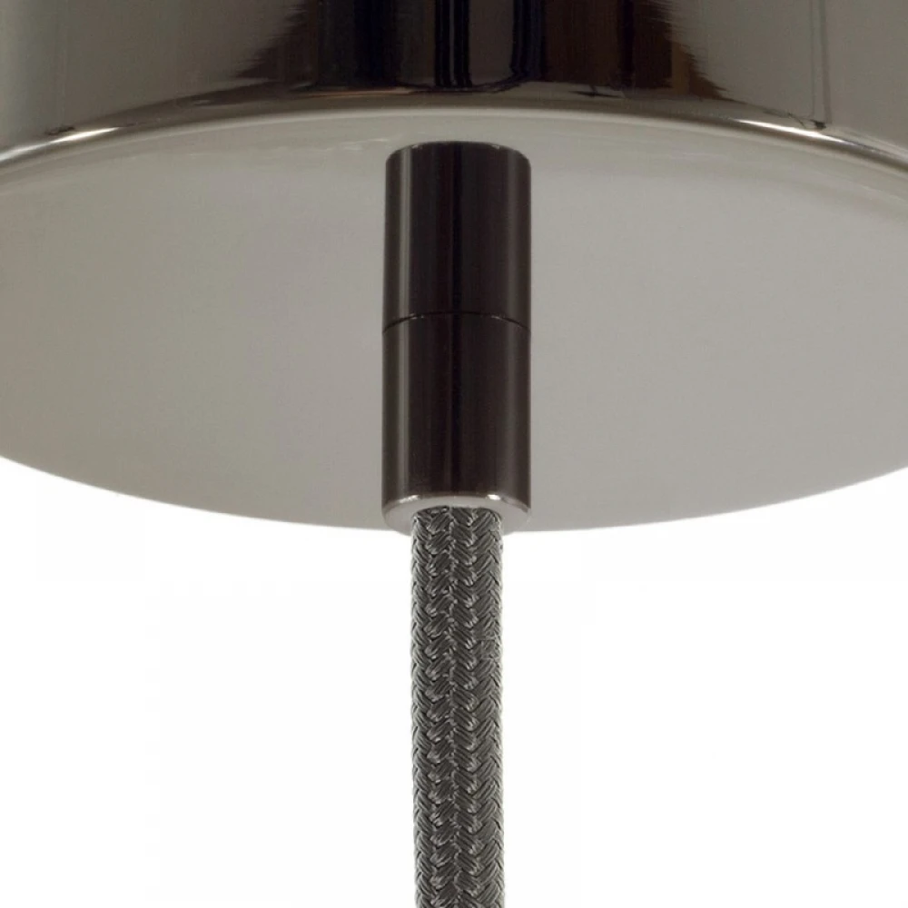 Μεταλλικό στήριγμα καλωδίου μαζί με μαστό, παξιμάδι και ροδέλα - Ανθρακί - Creative Cables