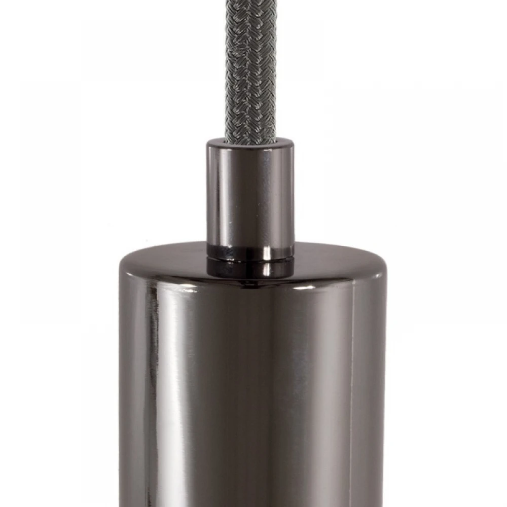 Μεταλλικό στήριγμα καλωδίου μαζί με μαστό, παξιμάδι και ροδέλα - Ανθρακί - Creative Cables