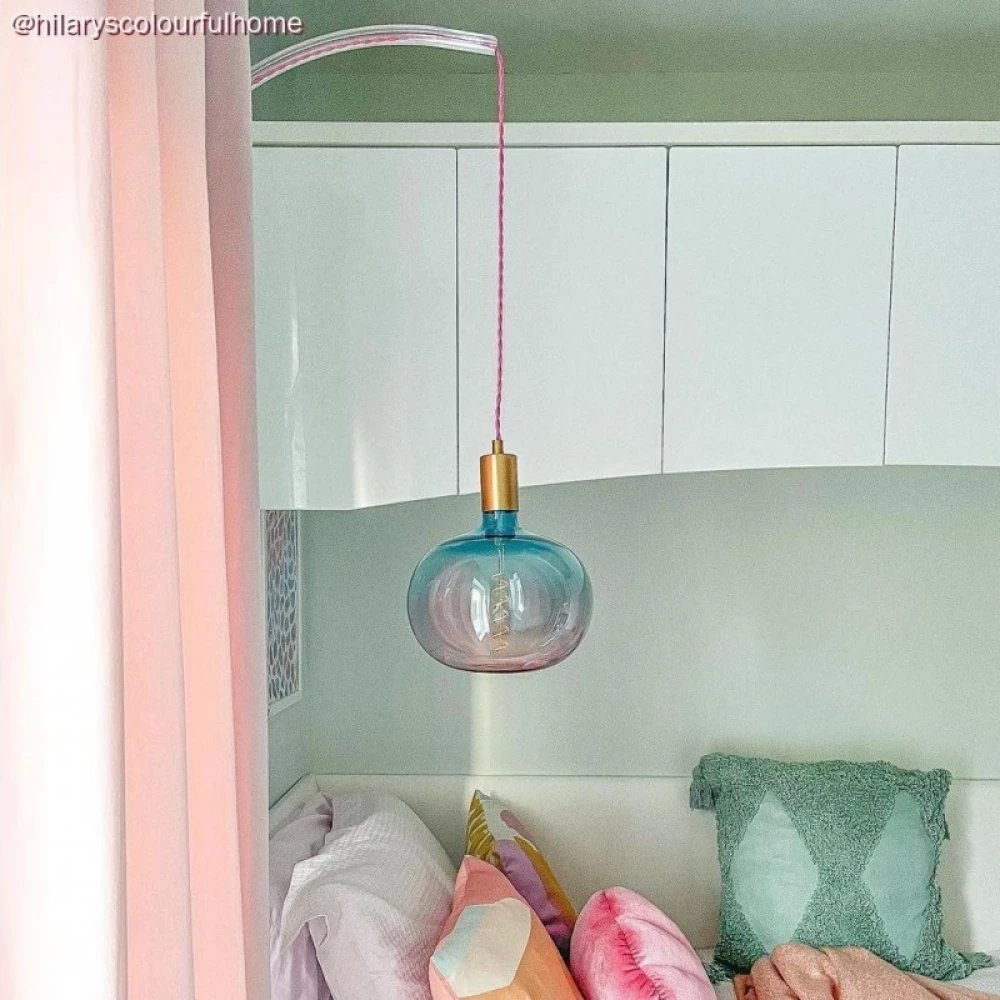 Μεταλλικό στήριγμα καλωδίου μαζί με μαστό, παξιμάδι και ροδέλα - Μπρονζέ - Creative Cables