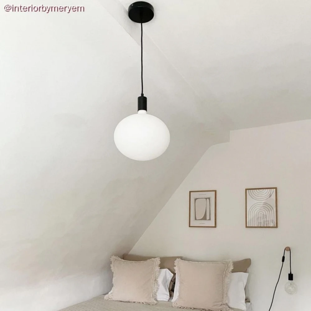 Μεταλλικό στήριγμα καλωδίου μαζί με μαστό, παξιμάδι και ροδέλα - Μαύρο - Creative Cables