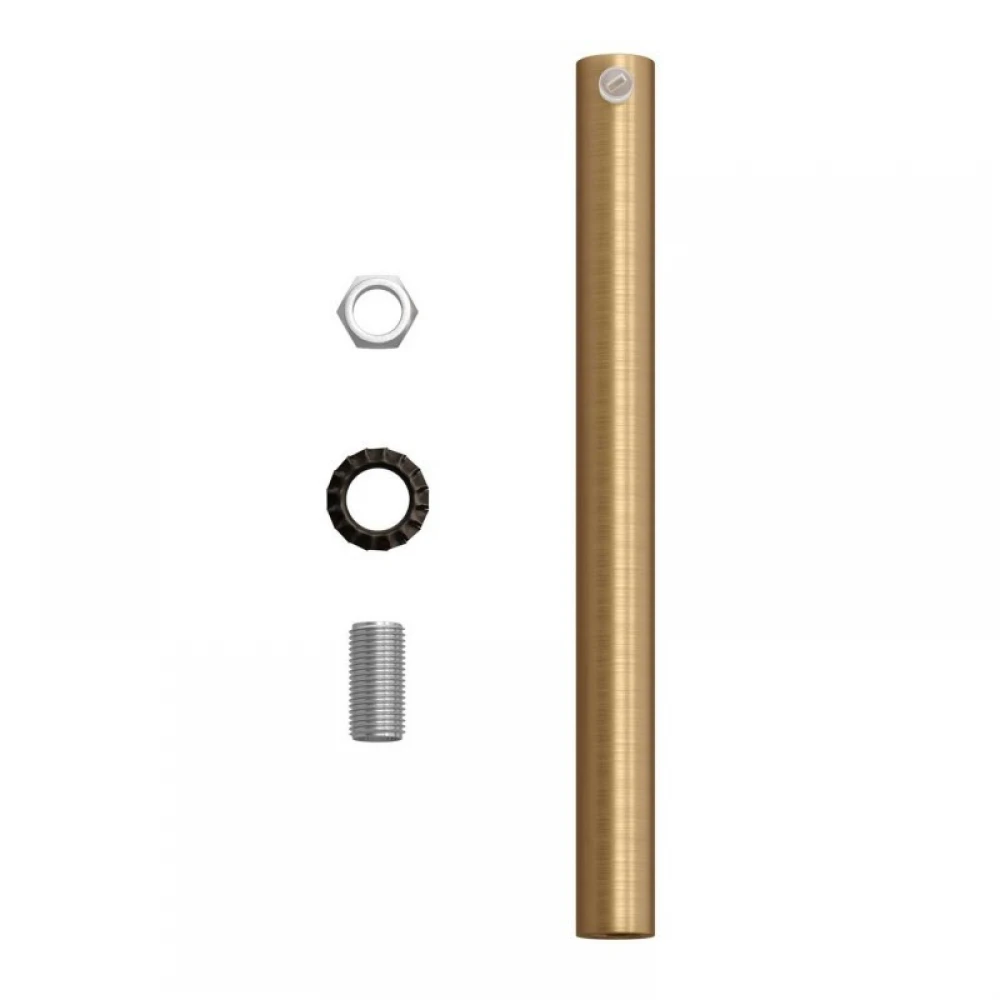 Μεταλλικό Στήριγμα Καλωδίου 15 cm Μαζί Με Μαστό, Παξιμάδι Και Ροδέλα Σε Μπρονζέ Χρώμα Creative Cables