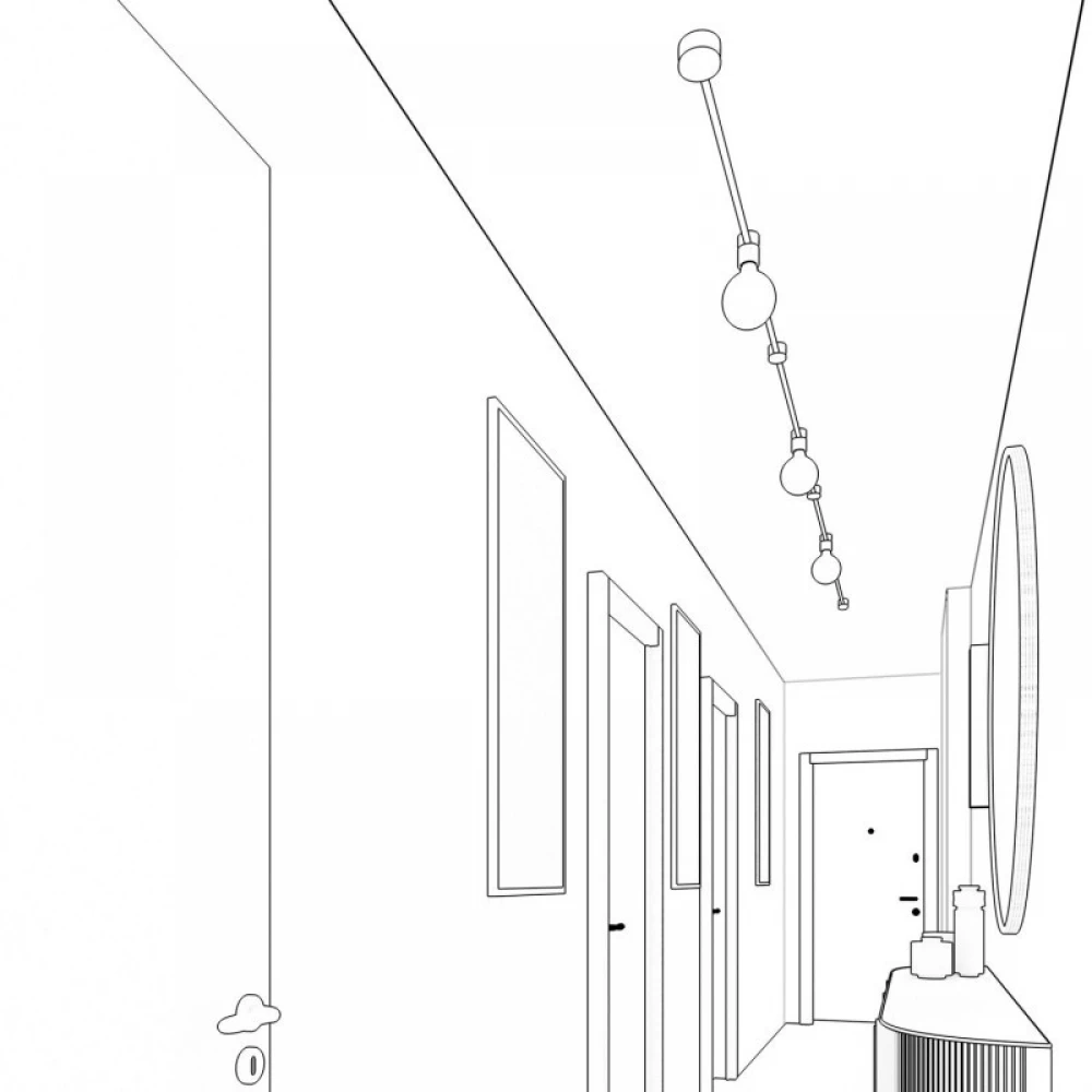 Σύστημα Filé Γιρλάντα Γραμμικό DIY Kit- 5m Καλώδιο Γιρλάντας και 7 Ξύλινα Αξεσουάρ - Creative Cables