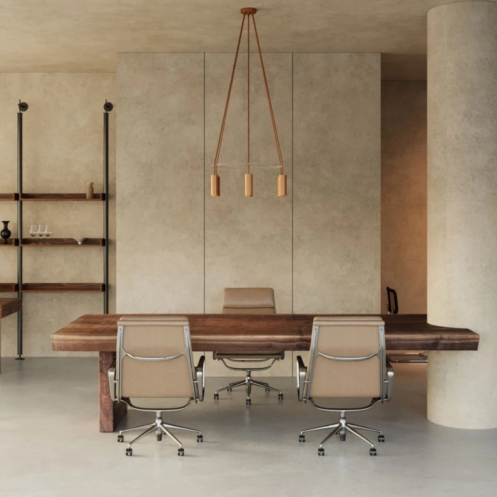 Κρεμαστό φωτιστικό 6φωτο Cage Tub-E14 Χάλκινο Αντικέ 6xE14 - Creative Cables