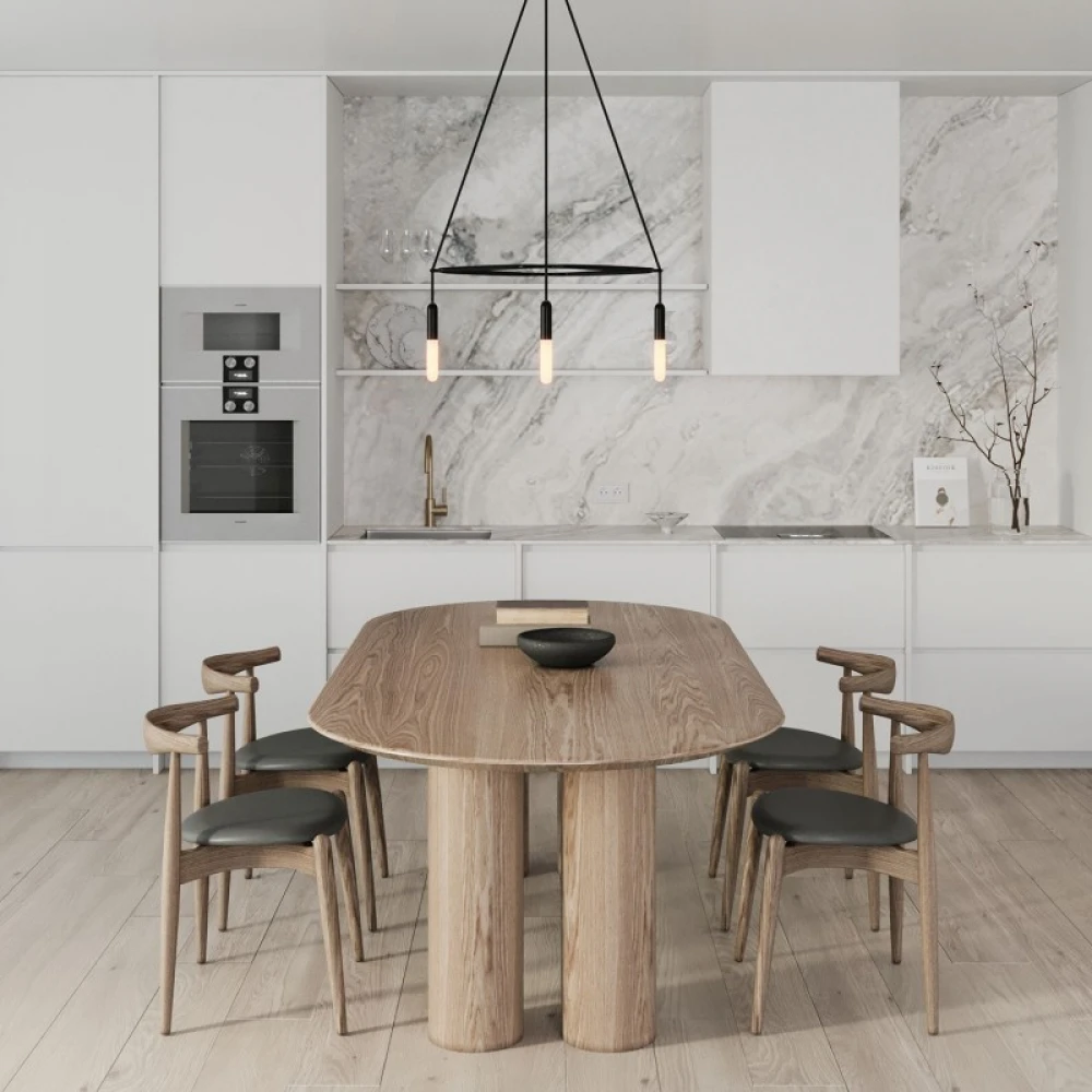 Κρεμαστό φωτιστικό 4φωτο Cage P-Light Μαύρο 4xE14 - Creative Cables