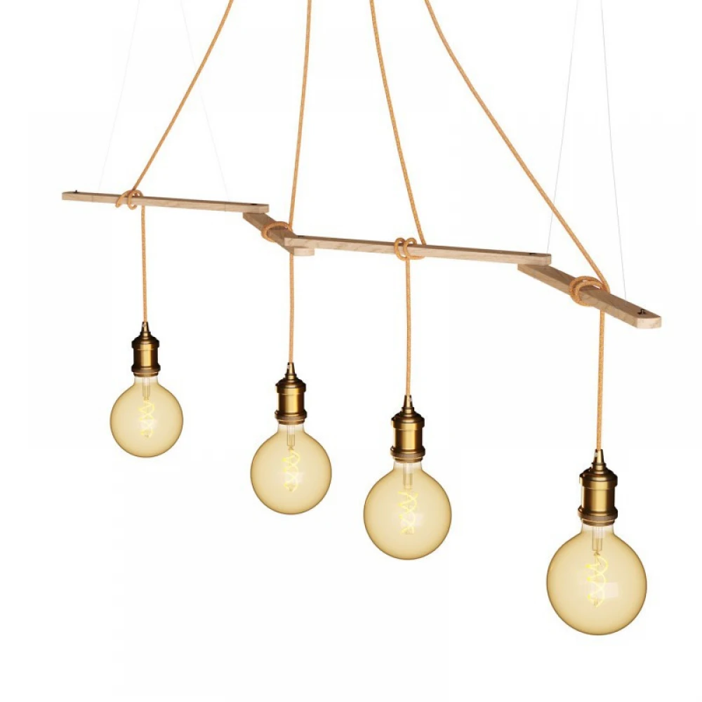 Zigh-Zagh, Ξύλινη Βάση Οροφής Για Στήριξη Σε Κρεμαστά Φωτιστικά - Creative Cables