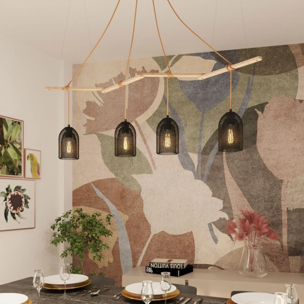 Zigh-Zagh, Ξύλινη Βάση Οροφής Για Στήριξη Σε Κρεμαστά Φωτιστικά - Creative Cables