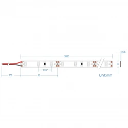 Ταινία Led Αυτοκόλλητη 4.8W 12V IP65 TΩRA COLORS 5 μέτρα ΠΡΑΣΙΝΟ CUBALUX