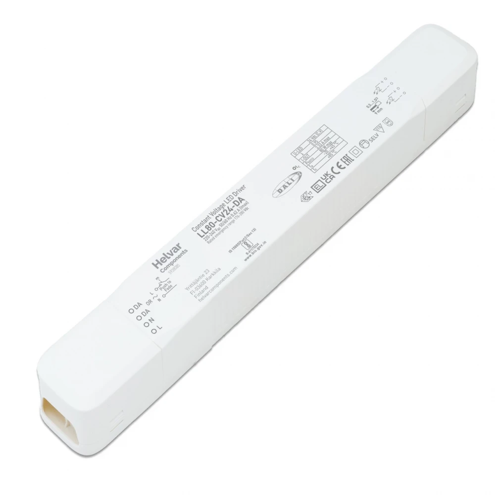 Dali dimmable LED driver Helvar 80 Watt 24V IP20 - Cubalux