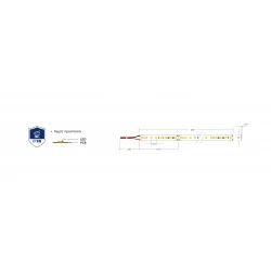 Ταινία Led 18W 24V IP20 JAZZ CRI 90 5 μέτρα - Θερμό Λευκό 2700K - CUBALUX