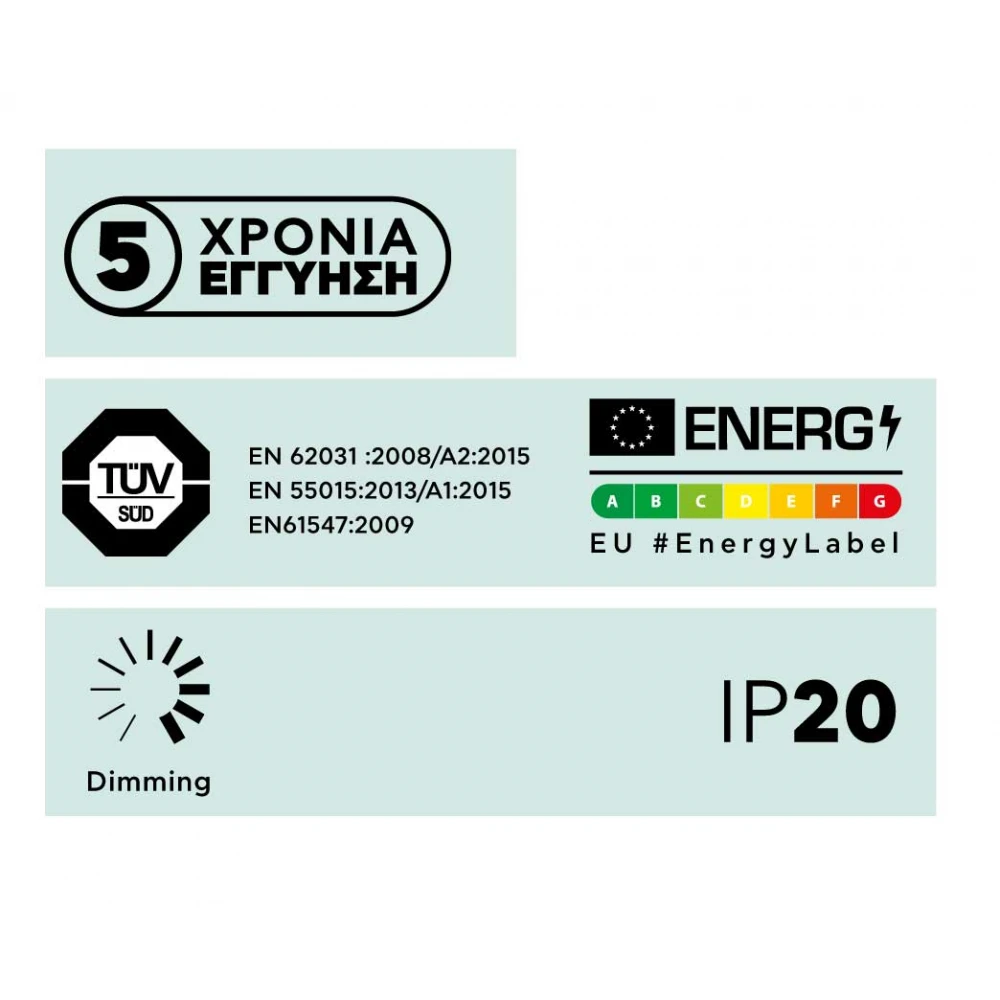 Ταινία Led 14.4W 24V IP20 JAZZ SPECIAL CRI 95 - Full Spectrum - 5 μέτρα - 3000K - CUBALUX