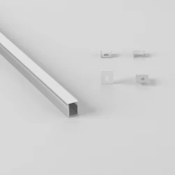 ΣΕΤ ΠΡΟΦΙΛ ΑΠΛΟ SLIM ΑΣΗΜΙ ΜΕ ΚΑΛΥΜΜΑ OPAL (2Μ) - CUBALUX