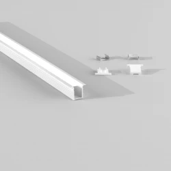 ΣΕΤ ΠΡΟΦΙΛ ΧΩΝΕΥΤΟ SLIM ΛΕΥΚΟ ΜΕ ΚΑΛΥΜΜΑ OPAL (2Μ) - CUBALUX