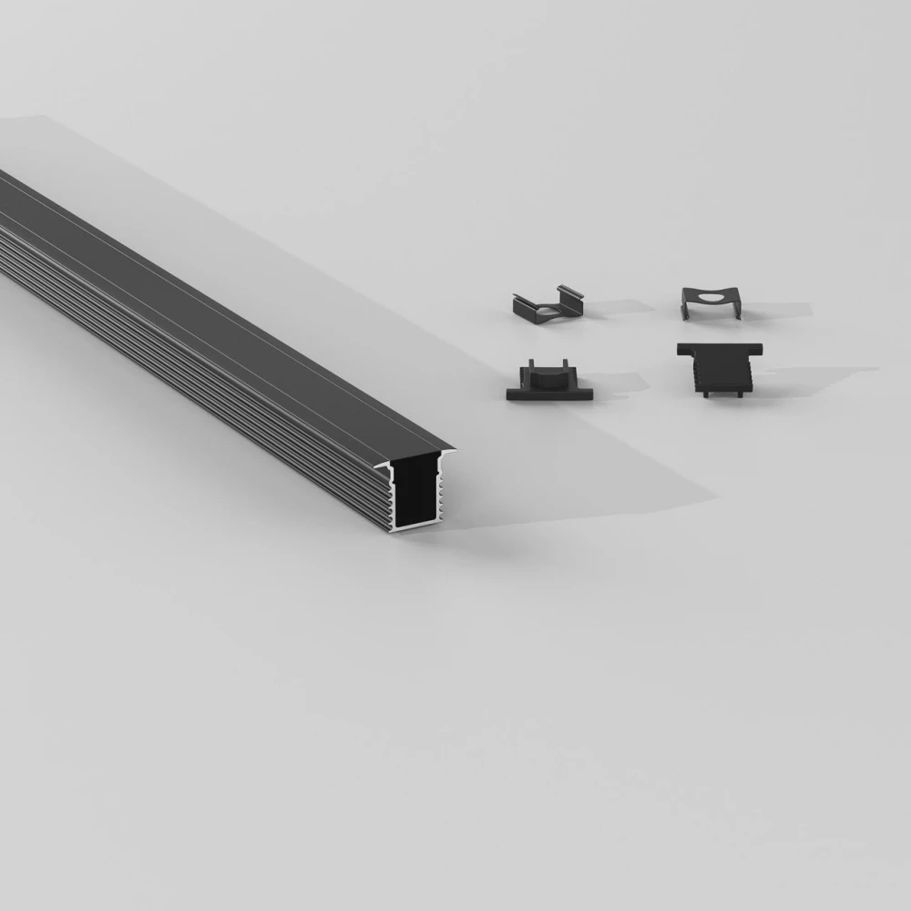 ΣΕΤ ΠΡΟΦΙΛ ΧΩΝΕΥΤΟ SLIM ΜΑΥΡΟ ΜΕ ΚΑΛΥΜΜΑ ΜΑΥΡΟ (2Μ) - CUBALUX