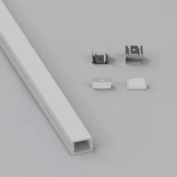 ΣΕΤ ΠΡΟΦΙΛ ΑΠΛΟ ΛΕΥΚΟ ΜΕ ΚΑΛΥΜΜΑ OPAL (2Μ) - CUBALUX
