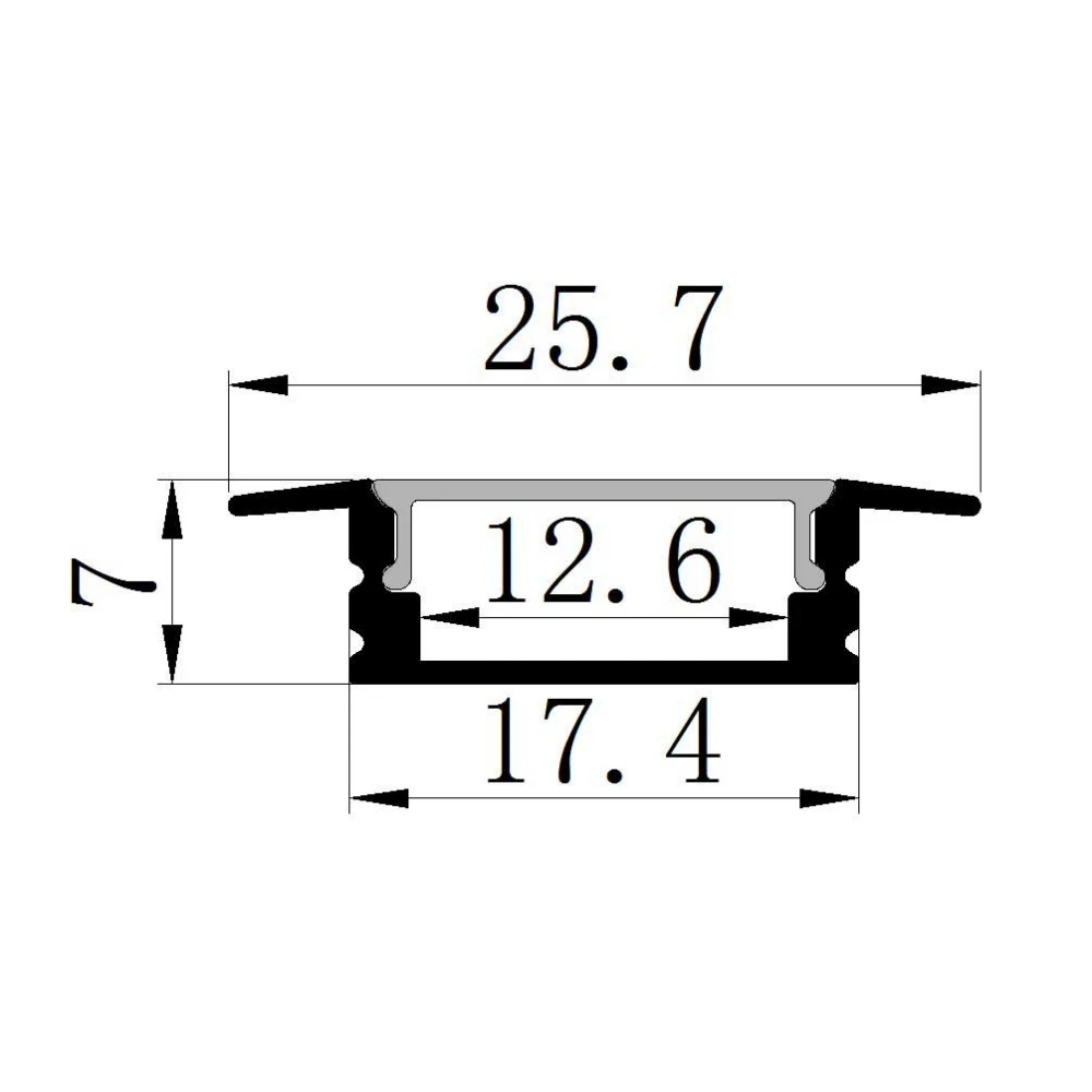 ΣΕΤ ΠΡΟΦΙΛ ΧΩΝΕΥΤΟ ΑΣΗΜΙ ΜΕ ΚΑΛΥΜΜΑ OPAL (2Μ) - CUBALUX