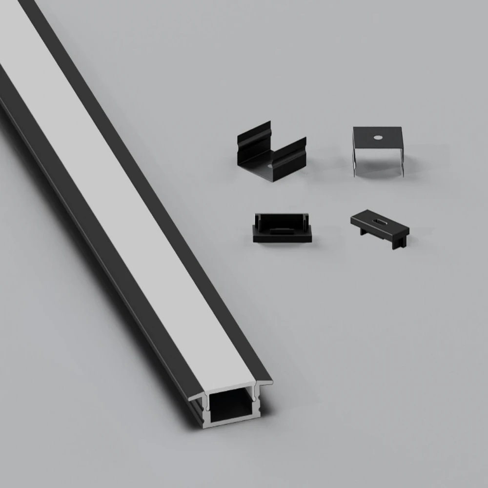 ΣΕΤ ΠΡΟΦΙΛ ΧΩΝΕΥΤΟ ΜΑΥΡΟ ΜΕ ΚΑΛΥΜΜΑ OPAL (2Μ) - CUBALUX