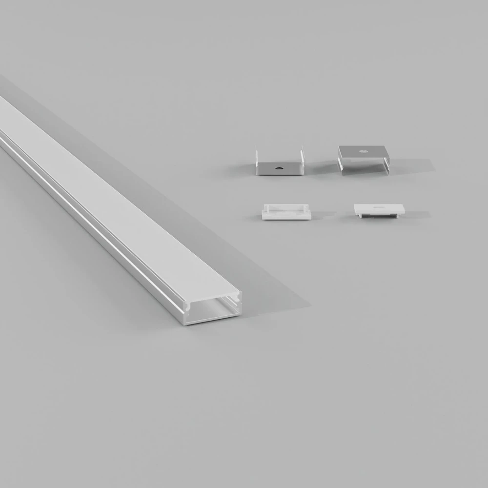 ΣΕΤ ΠΡΟΦΙΛ ΑΠΛΟ ΦΑΡΔΥ ΑΣΗΜΙ ΜΕ ΚΑΛΥΜΜΑ OPAL (2Μ) - CUBALUX