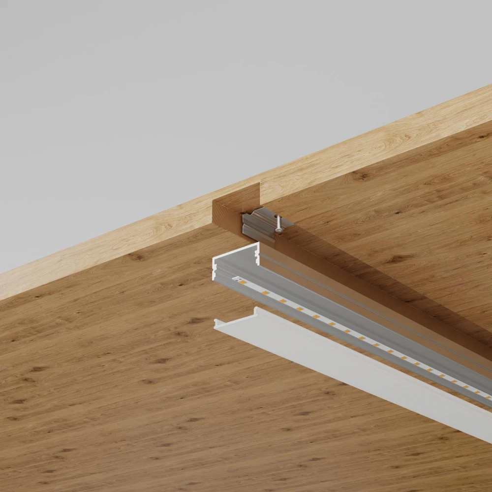 ΣΕΤ ΠΡΟΦΙΛ ΑΠΛΟ ΦΑΡΔΥ ΑΣΗΜΙ ΜΕ ΚΑΛΥΜΜΑ OPAL (2Μ) - CUBALUX