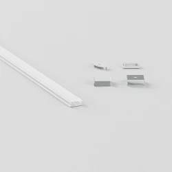ΣΕΤ ΠΡΟΦΙΛ ΑΠΛΟ ΦΑΡΔΥ ΛΕΥΚΟ ΜΕ ΚΑΛΥΜΜΑ OPAL (2Μ) - CUBALUX