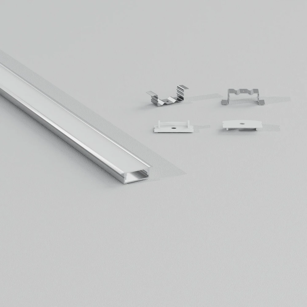 ΣΕΤ ΠΡΟΦΙΛ ΧΩΝΕΥΤΟ ΦΑΡΔΥ ΑΣΗΜΙ ΜΕ ΚΑΛΥΜΜΑ OPAL (2Μ) - CUBALUX