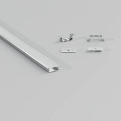 ΣΕΤ ΠΡΟΦΙΛ ΧΩΝΕΥΤΟ ΦΑΡΔΥ ΑΣΗΜΙ ΜΕ ΚΑΛΥΜΜΑ OPAL (2Μ) - CUBALUX