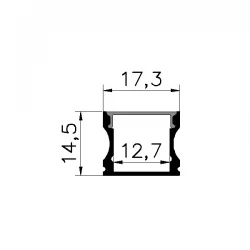 ΣΕΤ ΠΡΟΦΙΛ ΒΑΘΥ ΛΕΥΚΟ ΜΕ ΚΑΛΥΜΜΑ OPAL (2Μ) - CUBALUX