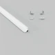 ΣΕΤ ΠΡΟΦΙΛ ΓΩΝΙΑΚΟ ΑΣΗΜΙ 15,5Χ15,5 ΜΕ ΚΑΛΥΜΜΑ OPAL (2Μ) - CUBALUX