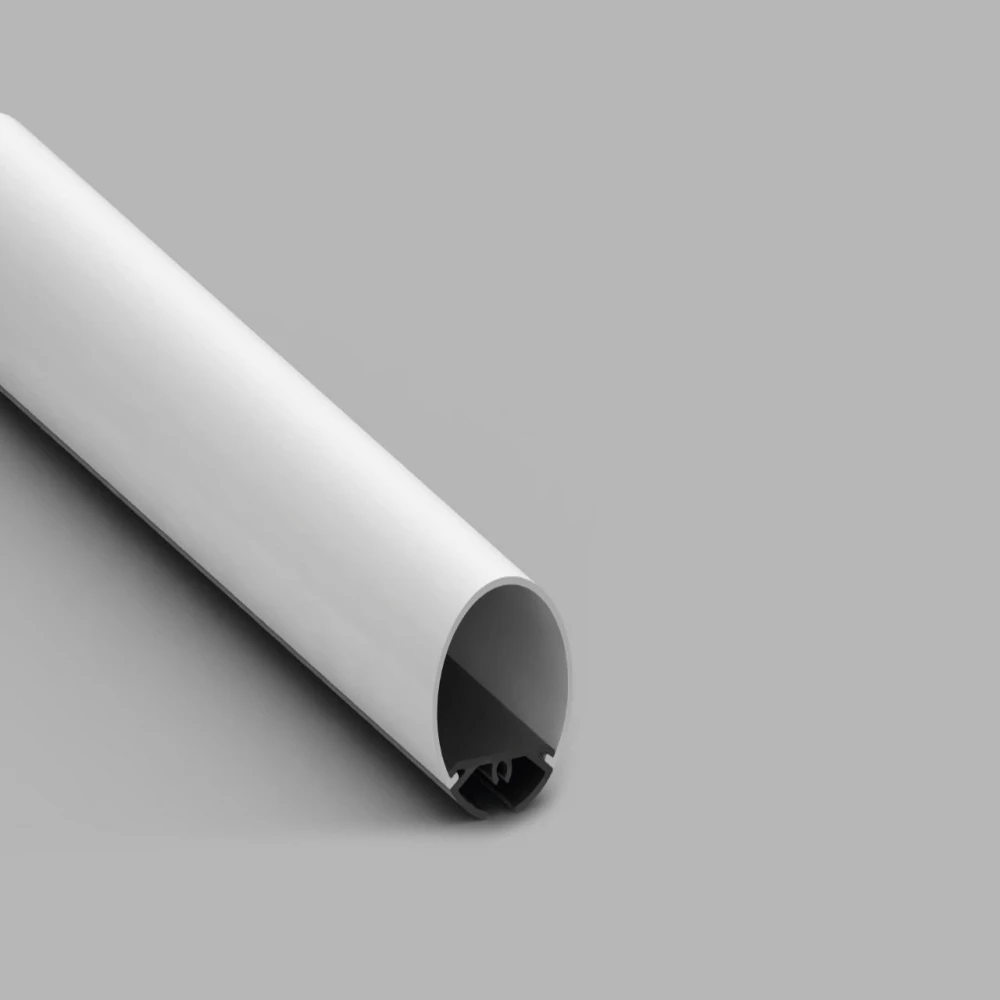 ΣΕΤ ΠΡΟΦΙΛ ΣΤΡΟΓΓΥΛΟ ΜΑΥΡΟ Φ30 ΜΕ ΚΑΛΥΜΜΑ OPAL (2Μ) - CUBALUX