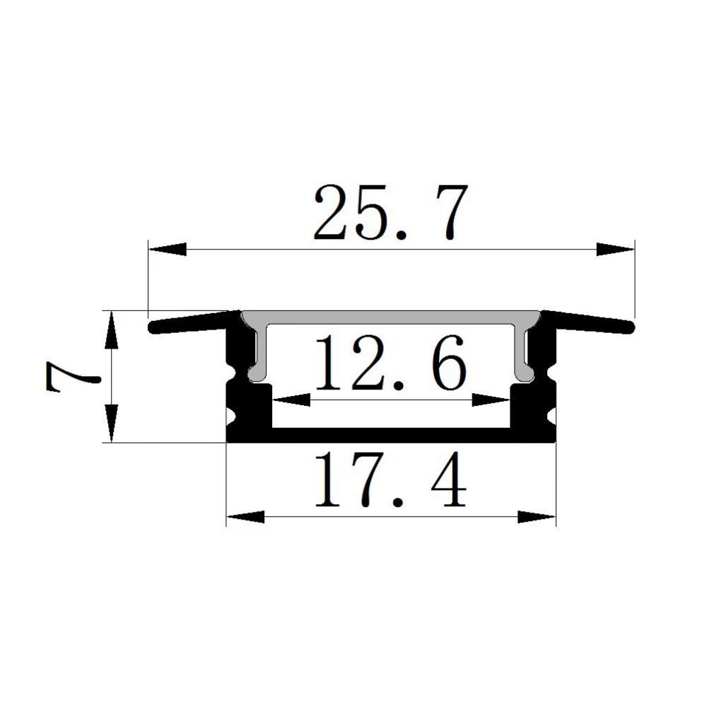 ΠΡΟΦΙΛ ΧΩΝΕΥΤΟ ΑΣΗΜΙ (2Μ) - CUBALUX