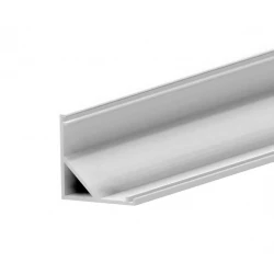 Προφίλ Αλουμινίου Γωνιακό Ασημί 2 μέτρα - CUBALUX