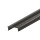 Προφίλ Αλουμινίου Τύπου Π Μαύρο 2 Μέτρα - CUBALUX