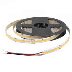 Ταινία Led COB TΩRA DOTLESS 24V 12 Watt IP20 CRI90 Ουδέτερο Λευκό 4000K - 5 μέτρα - CUBALUX