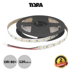 Ταινία Led TΩRA 24V 9,6 Watt IP20 Ψυχρό Λευκό 6000K - 5 μέτρα - CUBALUX